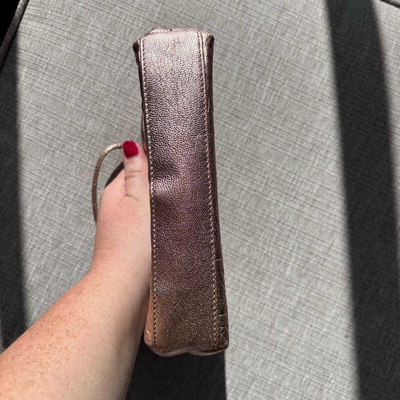 Coach Rose Gold Turnlock Mini Bag/Wristlet - Picture 6 of 8